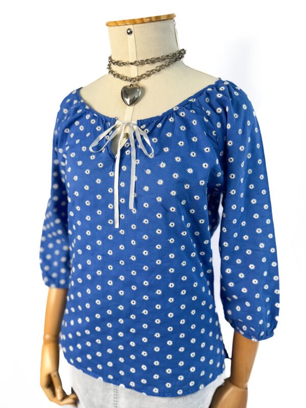 Blusa Azul Bordada (Contagie) - Image 3