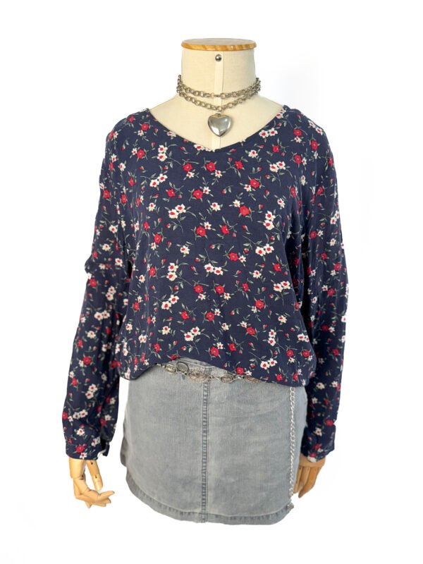 Blusa Azul Florida (Angel City)