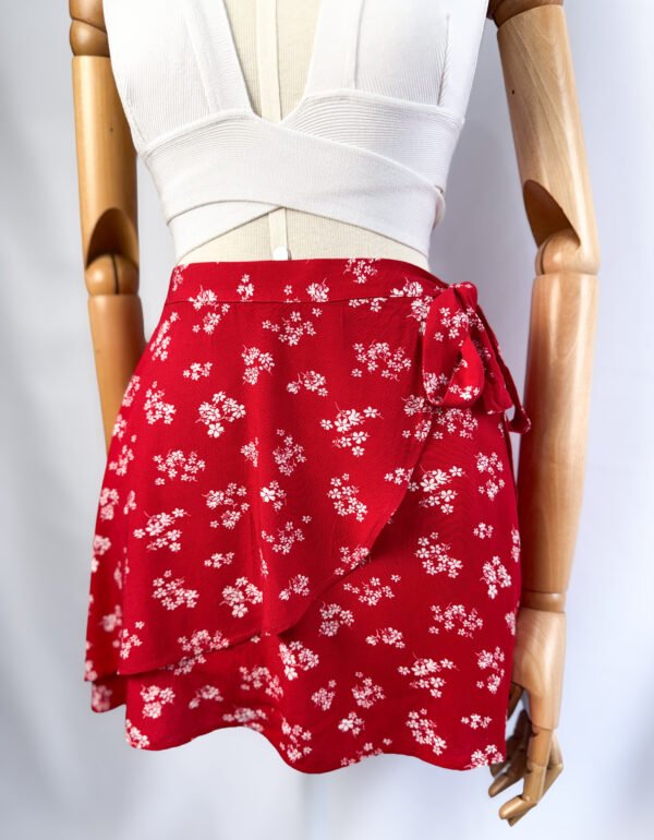 Saia Florida Vermelha (Forever21)