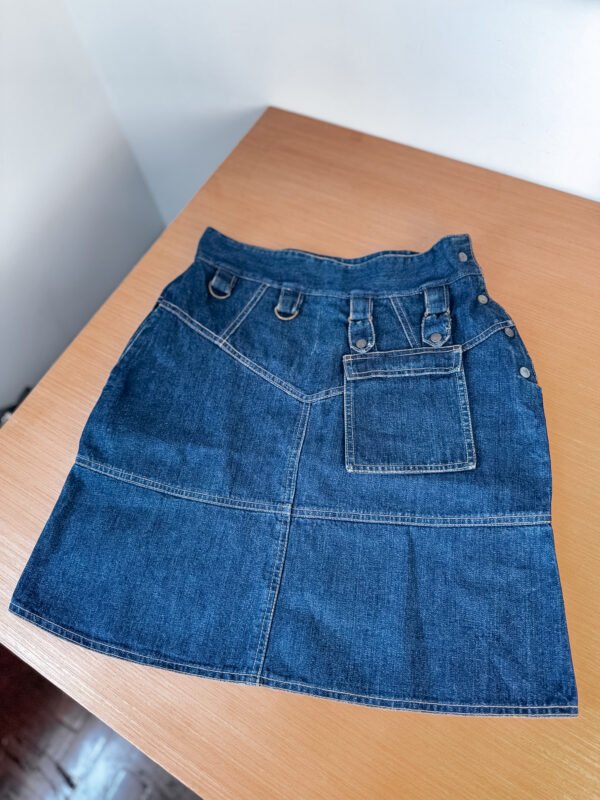 Saia Jeans Vintage Bolso (Sudamtex)