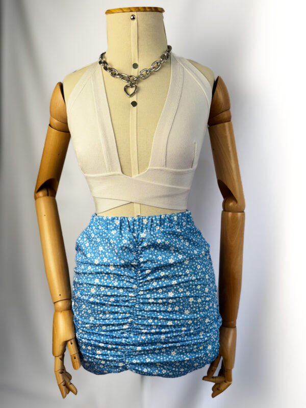 Saia Florida Azul (Shein)