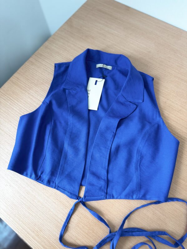 Colete Transpassado Azul (Iolzze) - Peça nova na etiqueta - Image 5