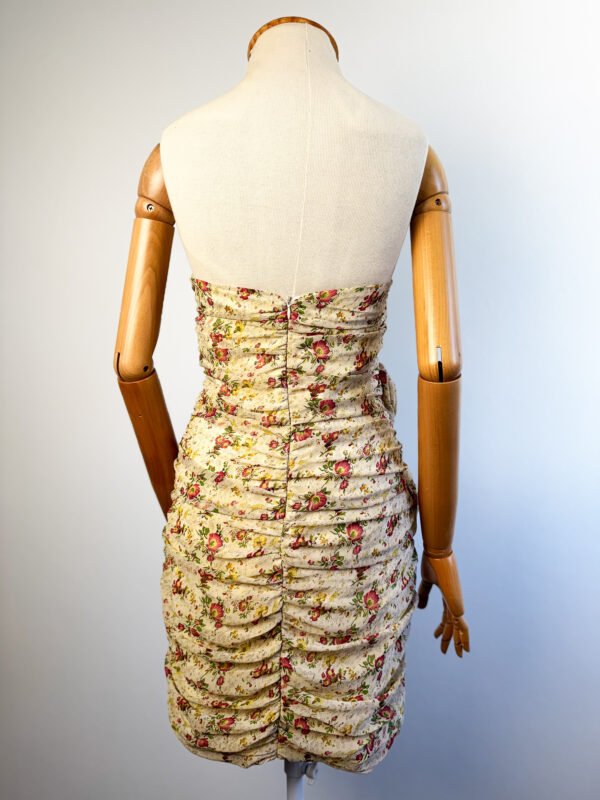 Vestido Drapeado Flores - Image 3