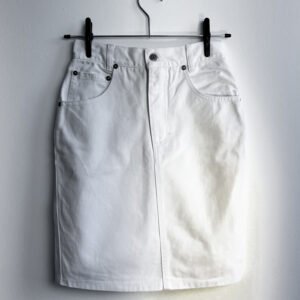 Saia jeans vintage branca (Reelay)