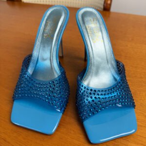 Tamanco Strass Azul (Santas & Saltos)